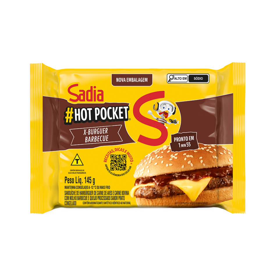 Sadia Hot Pocket XBurguer Barbecue