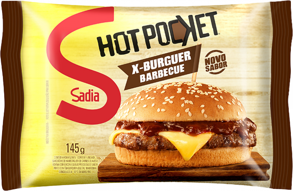 Sadia HOT POCKET XBURGUER BARBECUE