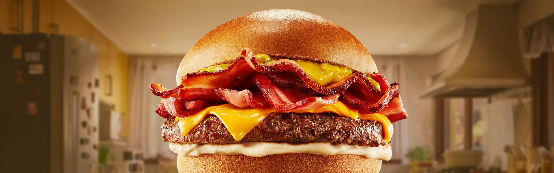 Pop Burger Sadia com Bacon e Queijo