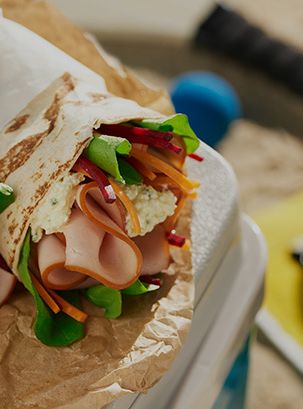 Wrap de Peito de Peru Sadia com Queijo Cottage