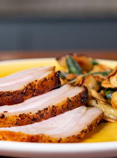 Lombo Temperado com Gnocchi de Batata-doce