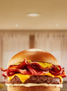 Pop Burger Sadia com Bacon e Queijo