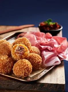 Croquete de Presunto Cru Speciale e Queijo Emmental