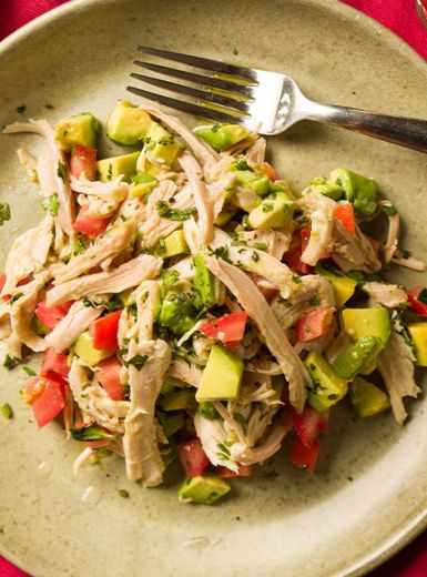 Salada de Peru com Abacate