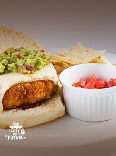 Hambúrguer de Peru Mexicano