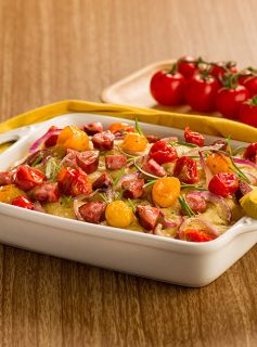 Focaccia de Linguiça Tipo Calabresa Defumada