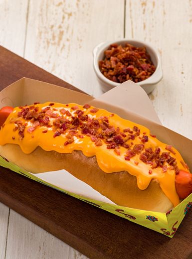 Hot Dog com Salsicha Sadia e Cheddar