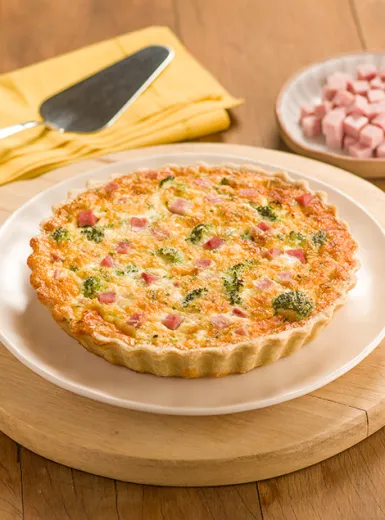 Quiche de Mignoneto e Brócolis