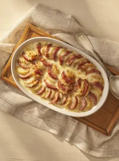 Batata com Calabresa Gratinada