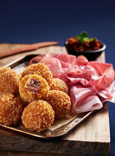 Croquete de Presunto Cru Speciale e Queijo Emmental