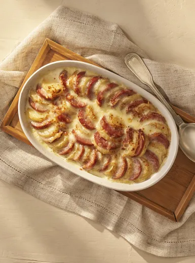 Batata com Calabresa Gratinada