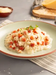 Risoto com Bacon