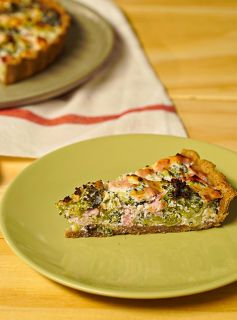 Torta de Presunto com Brócolis