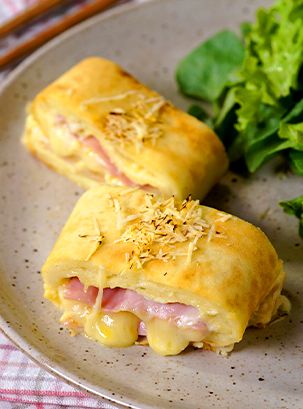 Rocambole de Presunto e Queijo