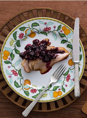 Pernil com Chutney de Frutas Vermelhas