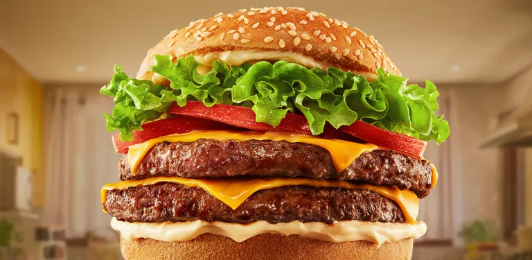 Pop Burger Sadia Duplo com Queijo, Alface e Tomate