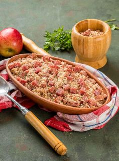 Paçoca de Salame, Carne de Porco e Ervas Aromáticas