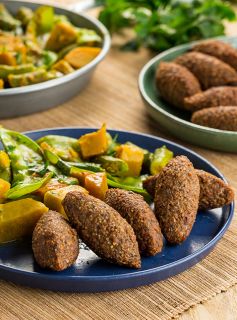 Kibe com Tagine de Vegetais