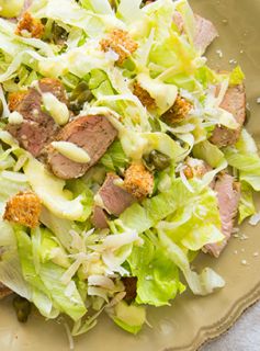 Salada Pork Ceasar Levinha