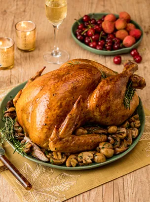 Supreme Fácil com Molho de Sálvia e Purê de Abóboras