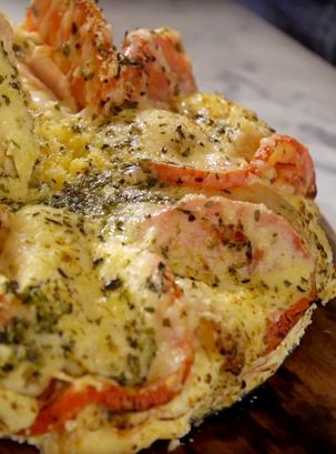 Torta de Sanduíche Quente com Peito de Peru