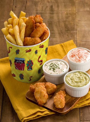 Empanadíssimo + Fritas no Balde