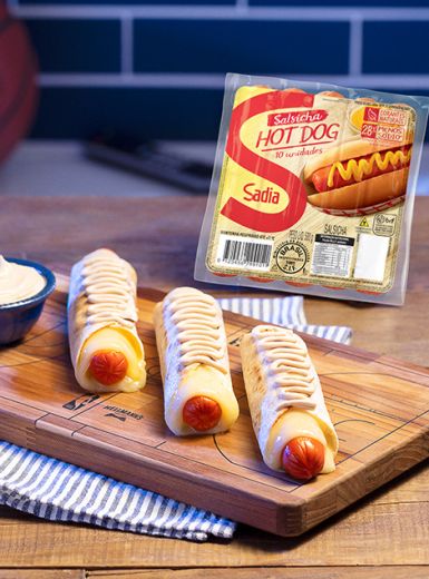 Enroladinho de Hot Dog