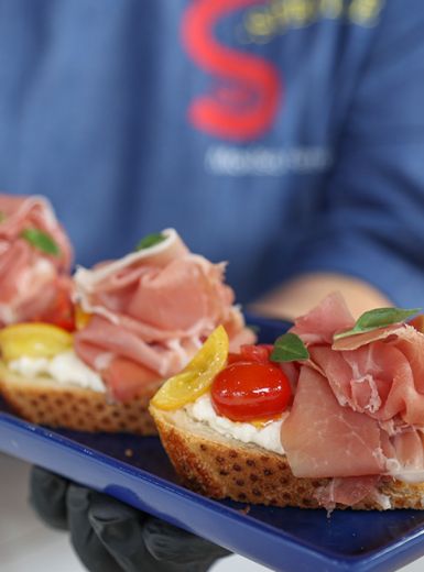 Toast de Presunto Tipo Parma Sadia Speciale com Pasta de Ricota