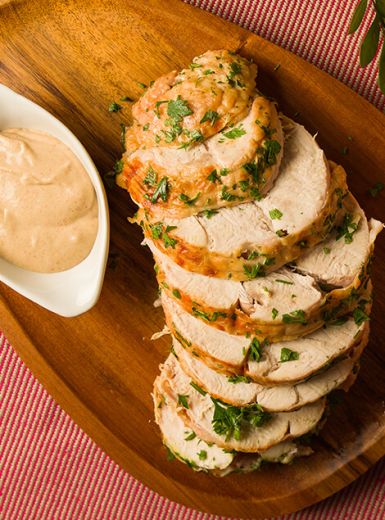 Peito de Peru com Aioli