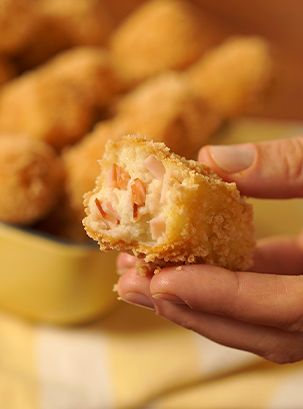 Croquetes de Peito de Peru
