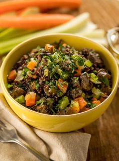 Arroz Molhadinho de Fígado