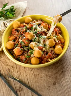 Batatas Bolinha com Carne Moída