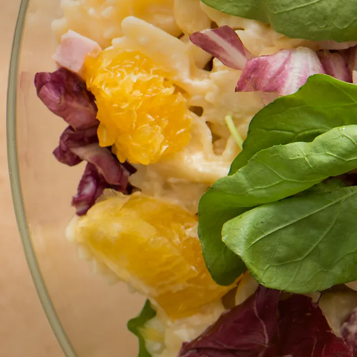 Salada de Macarrão com Presunto Sadia e Rúcula