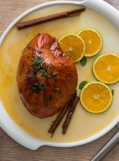 Tender com Laranja, Mel e Hortelã