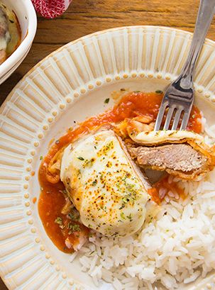 Filé Mignon Suíno a Parmegiana
