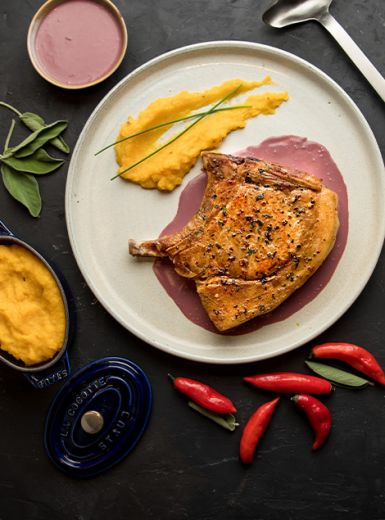 T-bone Speciale com Creme de Vinho