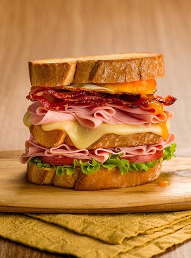 Sanduíche Tunado de Presunto e Bacon Sadia
