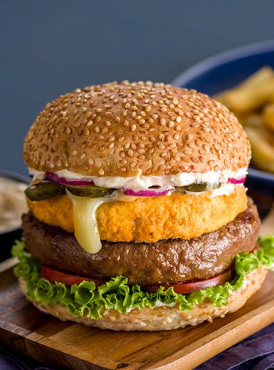 Hambúrguer Angus Speciale com Camembert