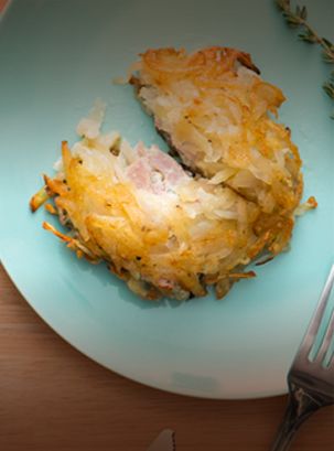 Batata Rosti com Presunto