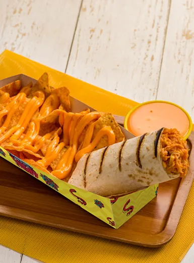 Burrito de Frango com Doritos