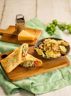 Wraps Sadia Livre&lev com Chips de Abobrinha com Parmesão