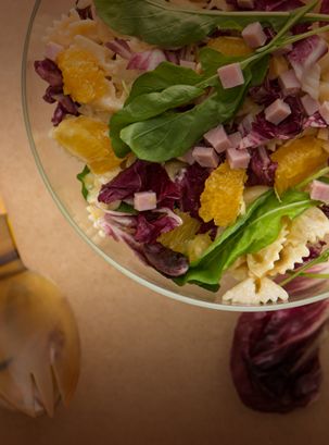 Salada de Macarrão com Presunto Sadia e Rúcula