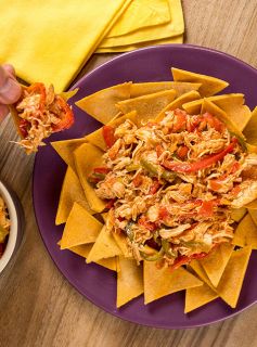 Toppings de Frango para Nachos