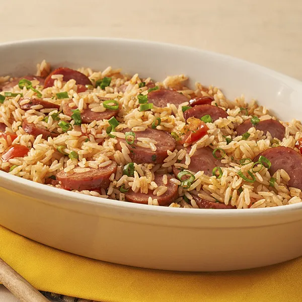 Arroz Carreteiro com Linguiça Calabresa