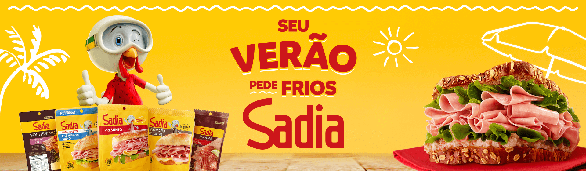 Seu Verão pede Frios Sadia