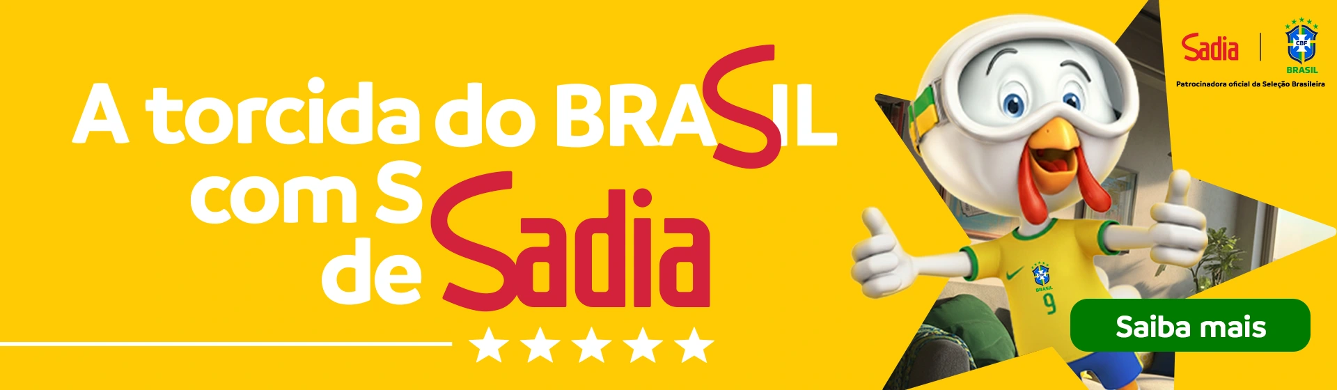 A torcida do Brasil com S de Sadia